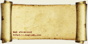 Natalija Stanimirović vizit kartica